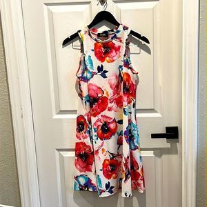 Meritt | Lola Dress in Flamingo Floral